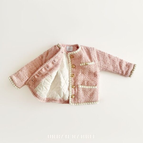 ❄️ 優雅小香毛呢長版外套