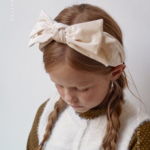 ❄️ 絲絨蝴蝶結髮箍