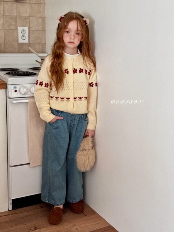 ❄️ 紅寶石口袋牛仔褲