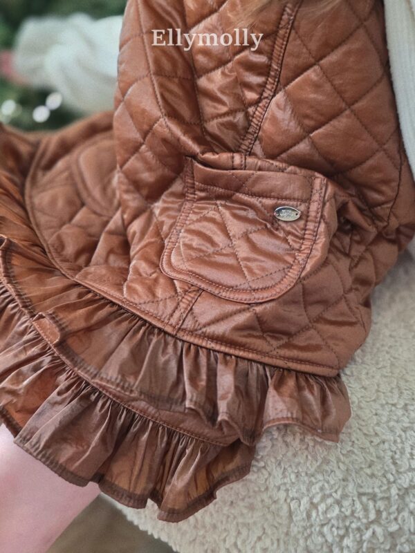 ❄️ 閃耀氣質菱格紋口袋洋裝