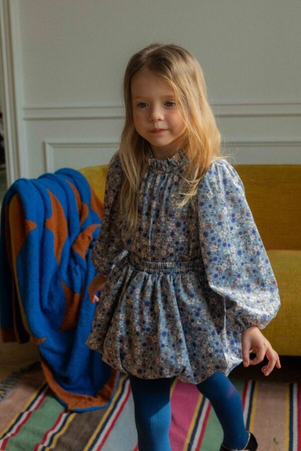 ❄️ 宮廷甜美燈籠袖花朵上衣