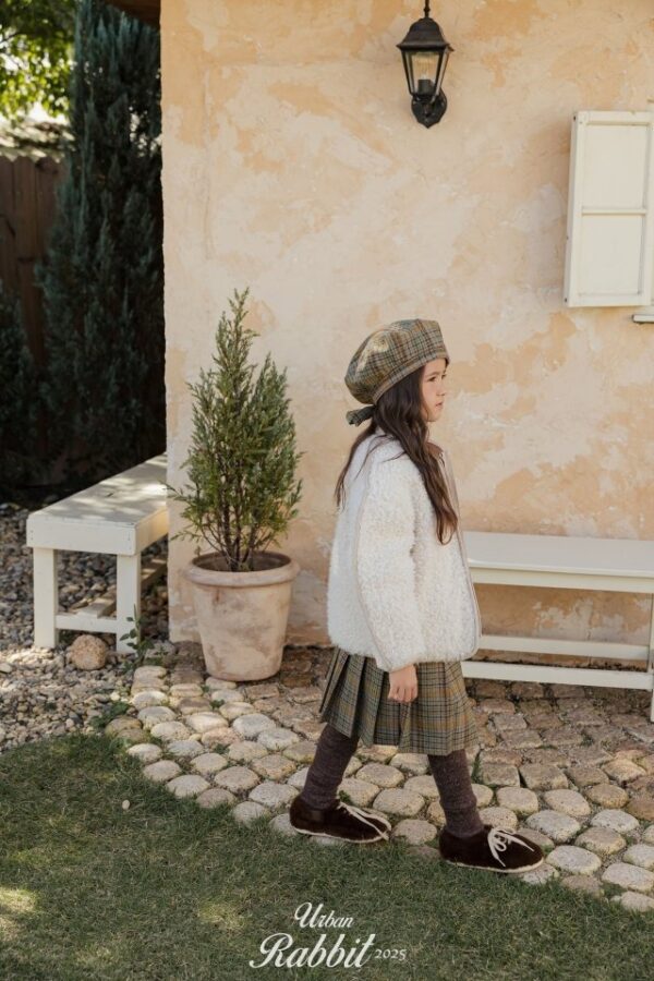 ❄️ 氣質優雅復古格紋裙