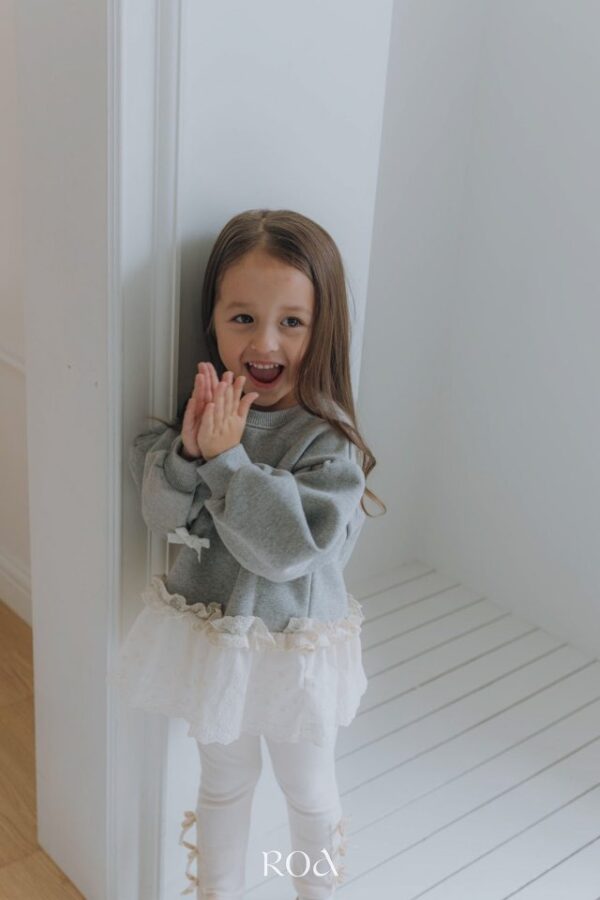 ❄️ 蝴結微光拼接上衣