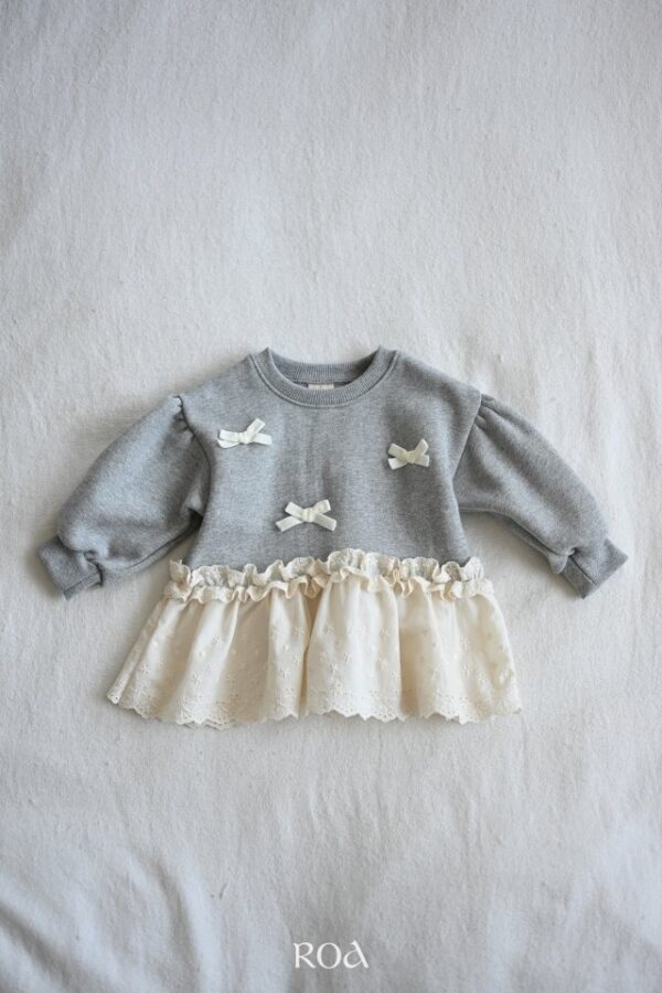 ❄️ 蝴結微光拼接上衣