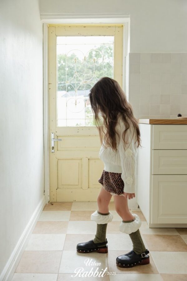 ❄️ 優雅氣質立體花朵圓領針織衫