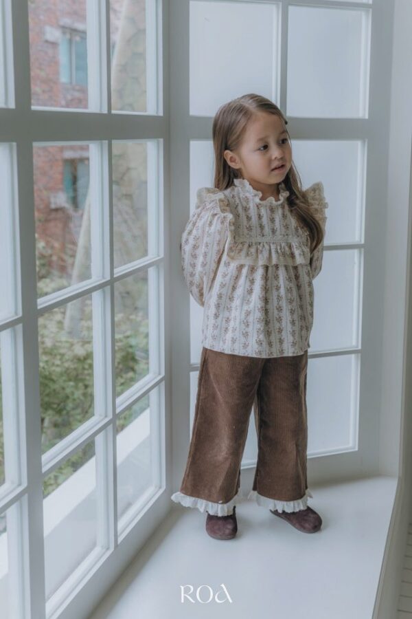 ❄️ 天鵝絨荷葉褲