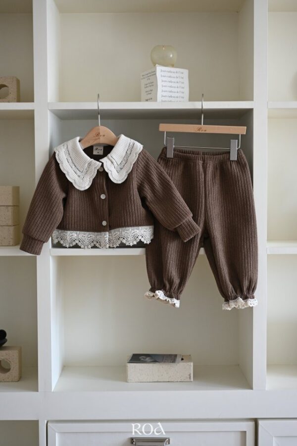 ❄️ 甜美蕾絲縮口褲