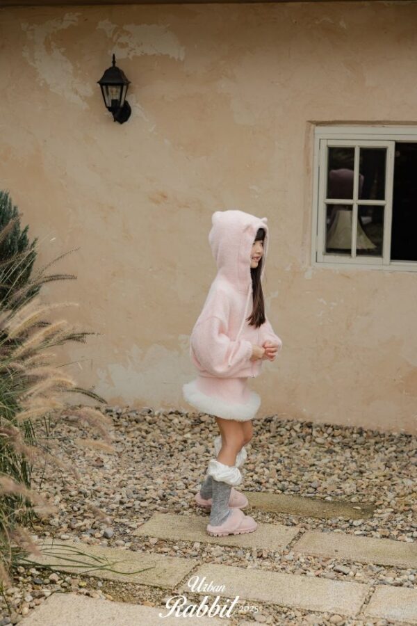 ❄️ 可愛小貓咪毛絨連帽外套