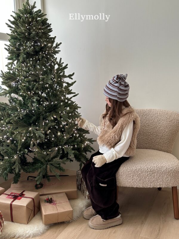 ❄️ 可愛蓬鬆感毛絨保暖背心