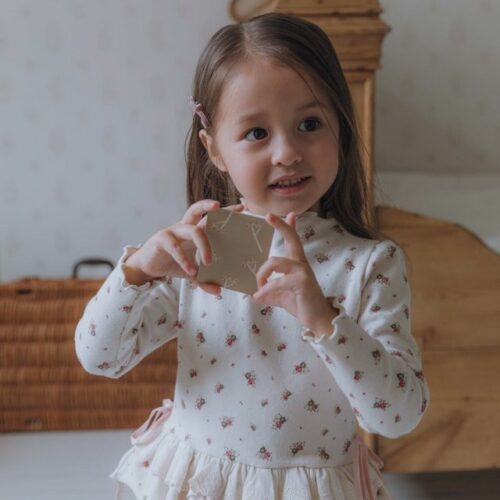 ❄️ 花漾夢境荷葉上衣