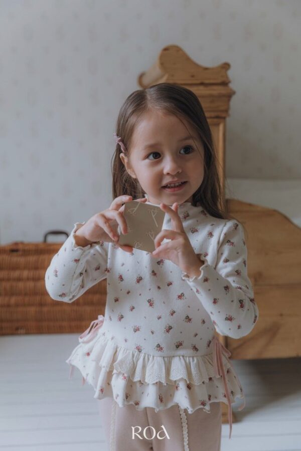 ❄️ 花漾夢境荷葉上衣