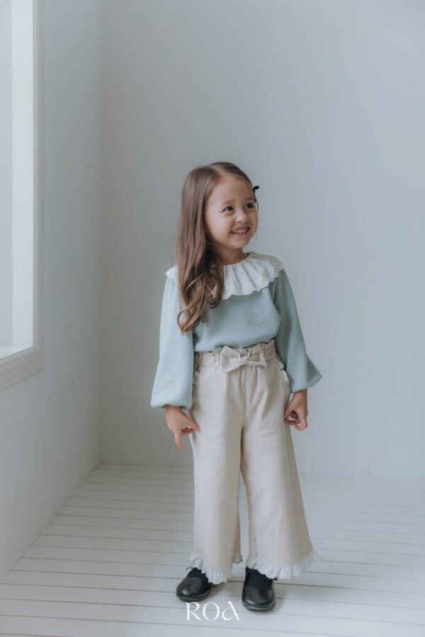 ❄️ 天鵝絨荷葉褲