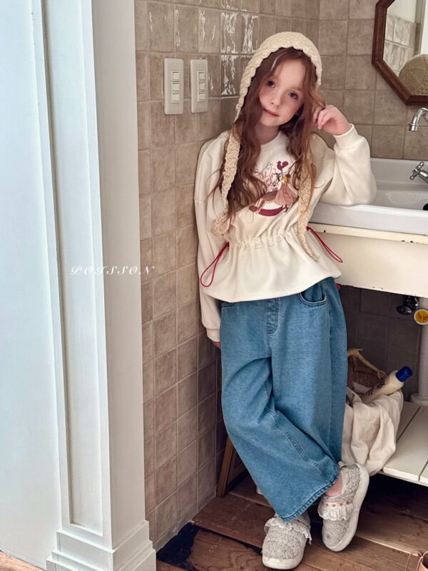 ❄️ 紅寶石口袋牛仔褲