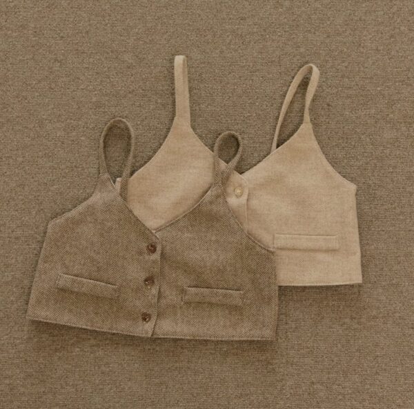 294B7550-B432-4C15-9B2B-CBBC3636571F ❄️ 經典人字紋短版背心