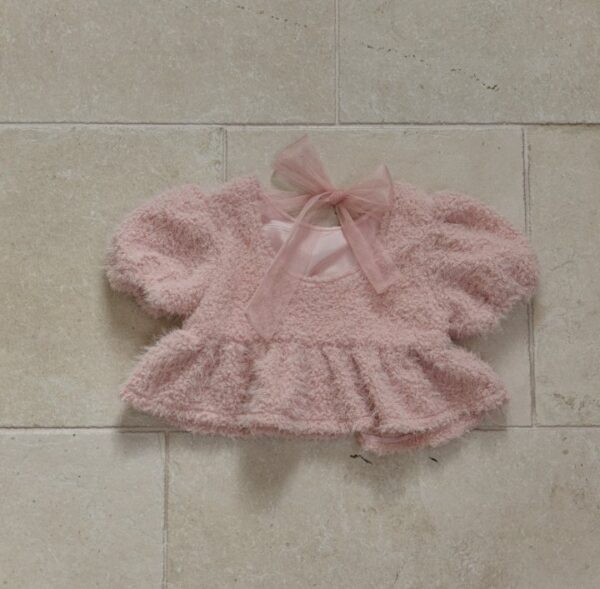 2D5A0D66-0835-46CE-B97B-EDB83A5E57B5 ❄️ 可愛雪花絨泡泡袖上衣