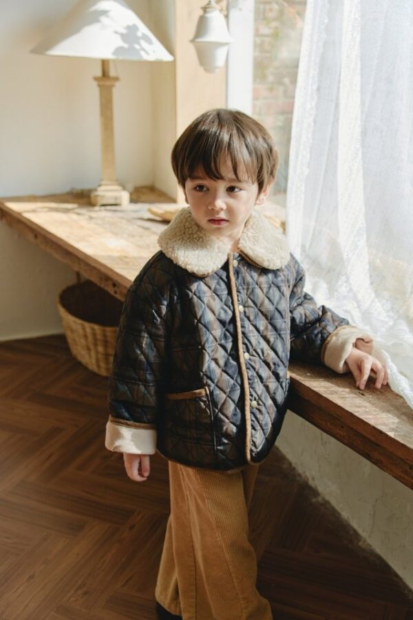 2F4DB37D-D29F-4A8F-A8A2-C59ED97E5026 ❄️ 泰迪毛領菱格外套