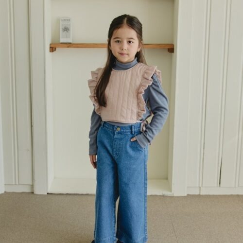 31C5E9CE-ED9D-4E99-8750-A2315F23E6B4 ❄️ 童趣貓咪刺繡彈性牛仔褲