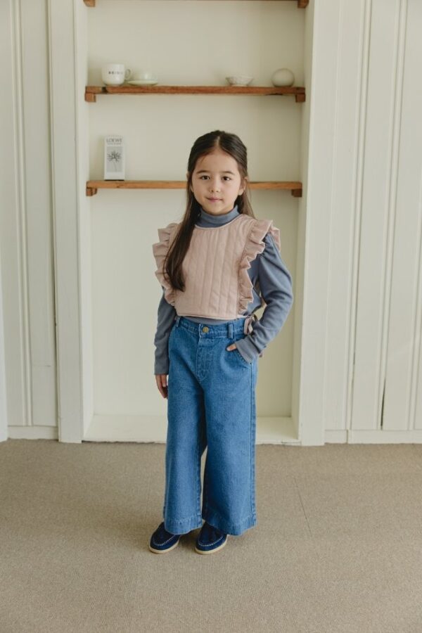 31C5E9CE-ED9D-4E99-8750-A2315F23E6B4 ❄️ 童趣貓咪刺繡彈性牛仔褲