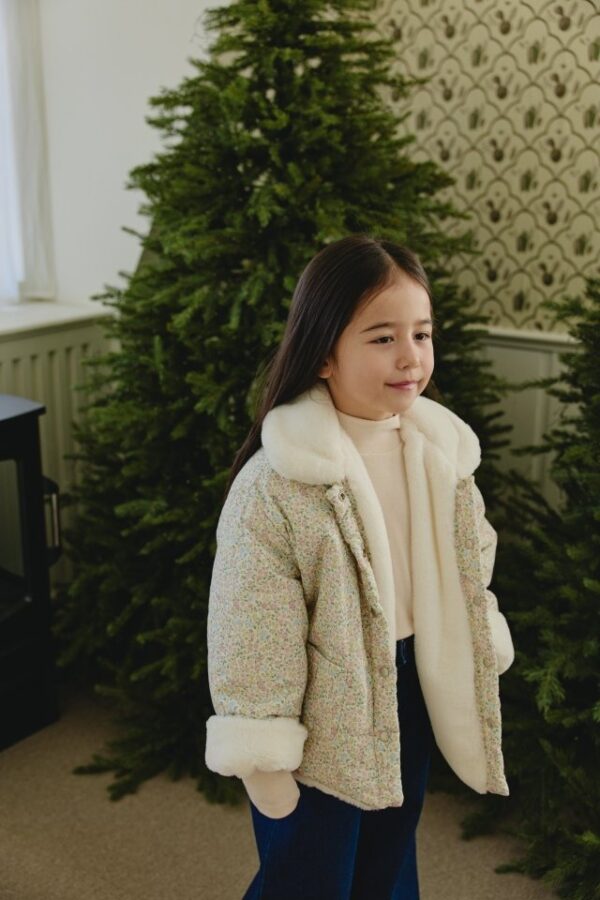 4032740F-427D-4BA3-9B13-69FC9425F918 ❄️ 清新小花雙面穿毛絨外套