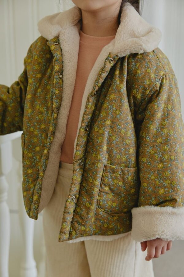 58B9432D-83BE-40F0-AA58-311600C2E24C ❄️ 清新小花雙面穿毛絨外套