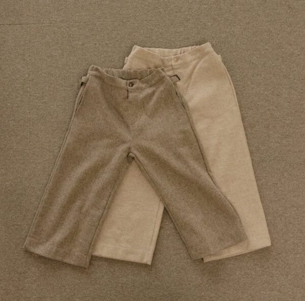 5C3F71AD-F0FE-4ECC-AC62-242F65C5A06E ❄️ 經典人字紋側扣長褲