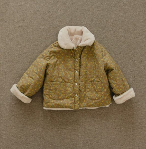 72EA99CB-A251-4246-9BDB-271C3151C7C4 ❄️ 清新小花雙面穿毛絨外套