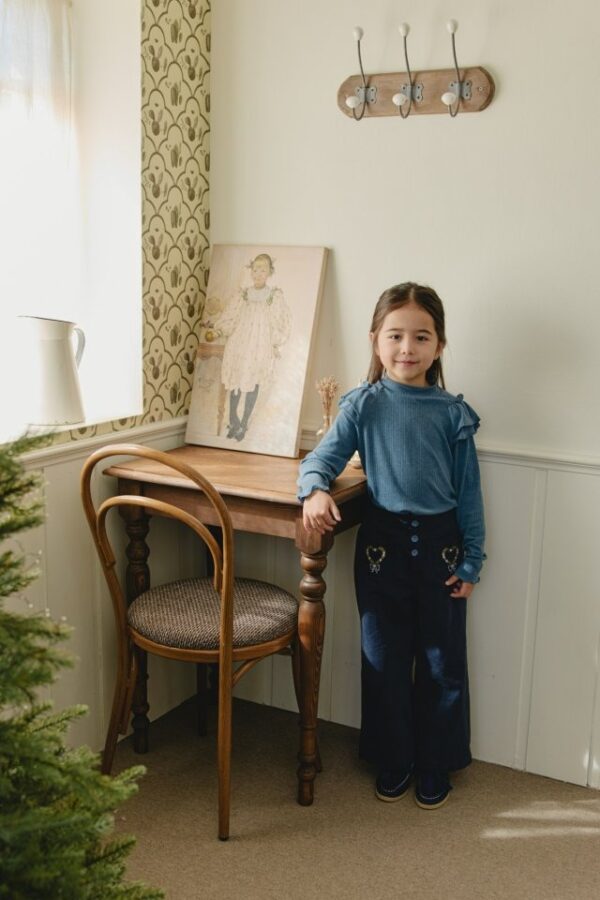 8BDBCE76-0F77-4178-8E99-B19F0A16D691 ❄️ 刺繡口袋長褲