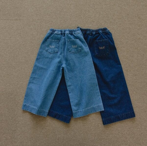 9B6E1BE2-4FCE-404B-911C-39975A57BFB4 ❄️ 童趣貓咪刺繡彈性牛仔褲