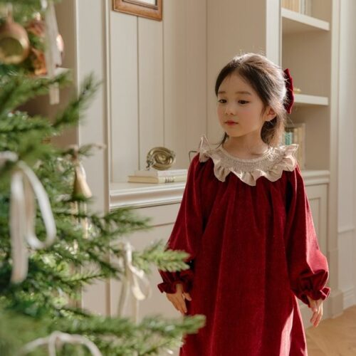 CA184869-1F47-4B47-BD54-0E252CC6C888 ❄️ 典雅荷葉邊層次洋裝