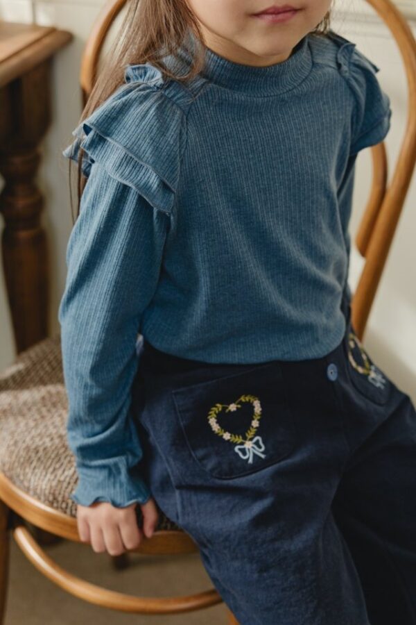 CA7CE078-FE3F-4495-81F3-DE5B0B20FA8E ❄️ 刺繡口袋長褲