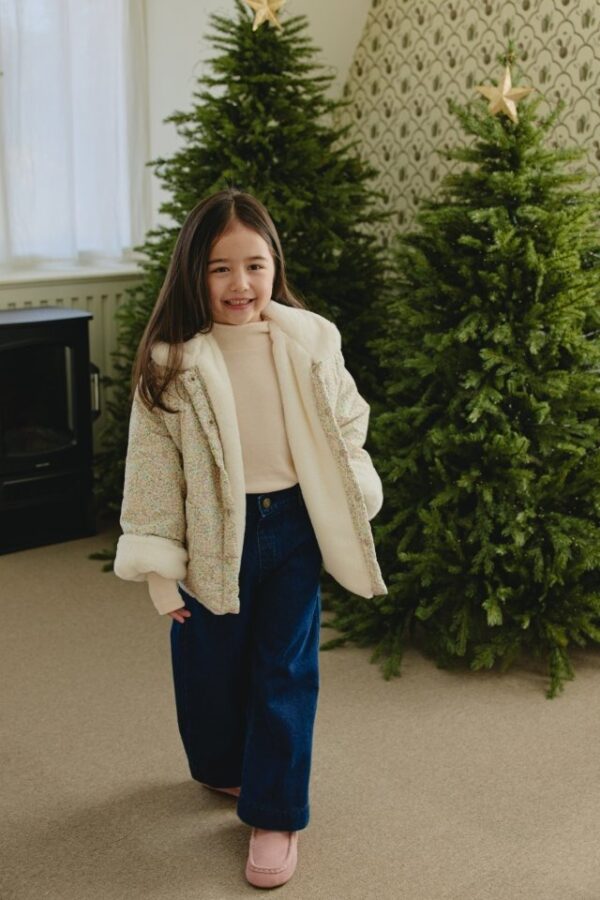 DADDFDAF-3F48-4DE0-9A37-C6B50FEEFF6E ❄️ 清新小花雙面穿毛絨外套