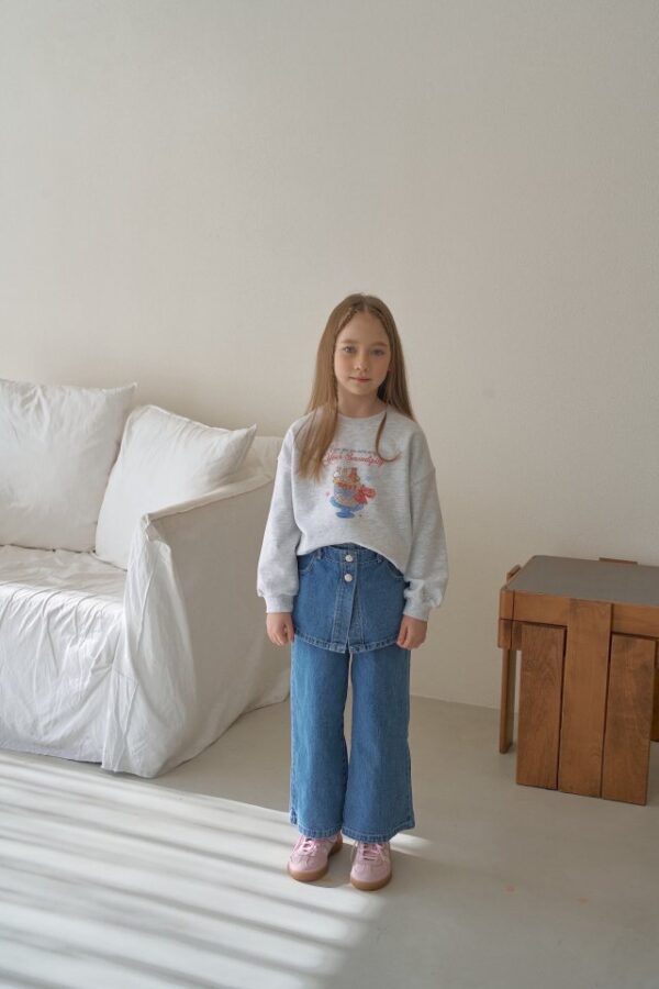 0AC21C55-3868-4082-8773-6708107D9978 〖預購〗心形呢喃口袋牛仔褲