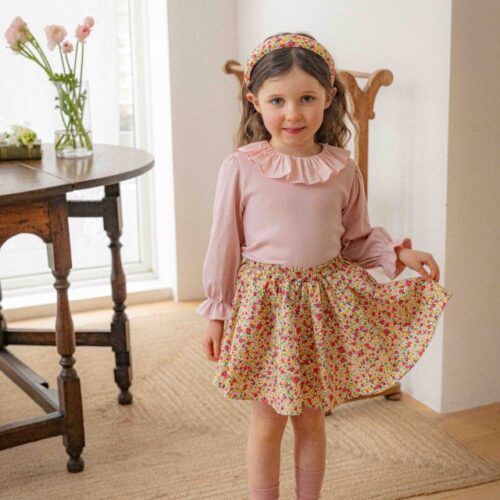 0CF38832-6C7A-412D-BA03-C47E5D742DB8 〖預購〗蕾娜花霧褲裙