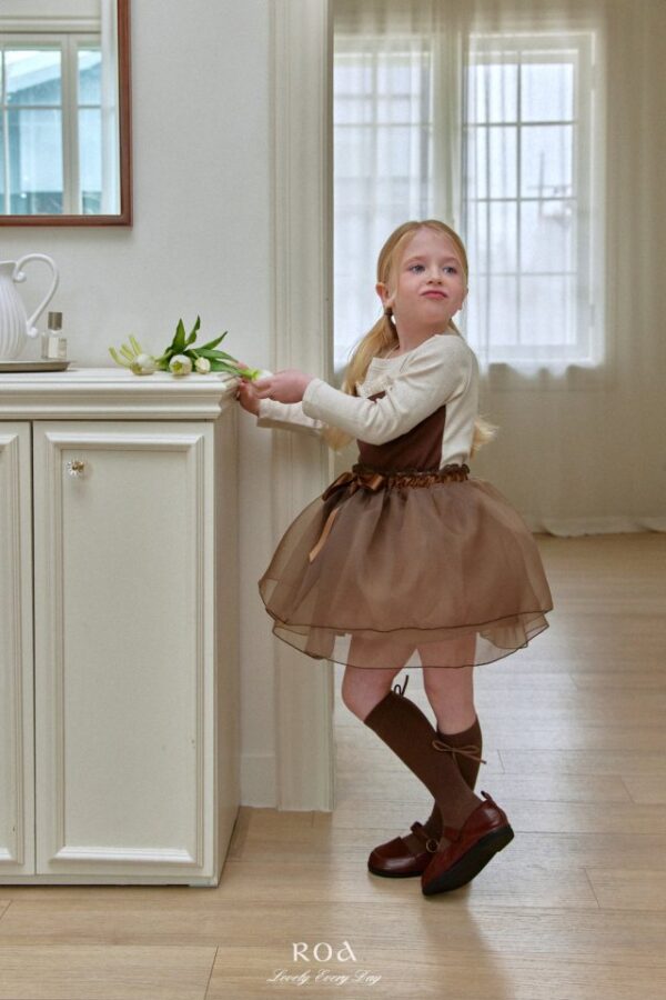 285C5521-7AF9-4A31-B065-9E4B7E485931 〖預購〗拼色柔影蕾上衣