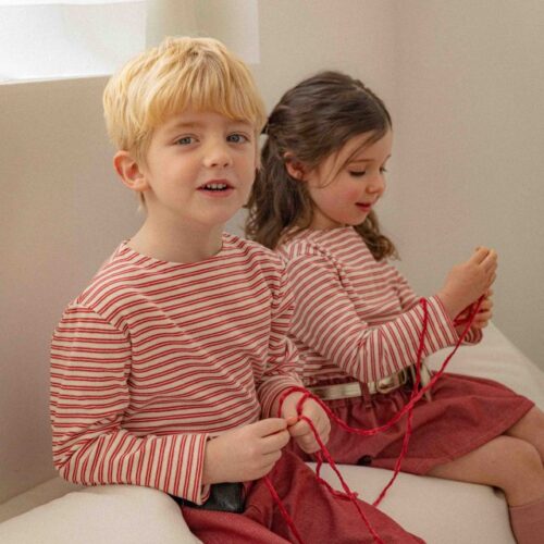 80A9EB1B-7B39-48AC-9FB0-23ACB7E9BFB4 〖預購〗簡約條紋上衣