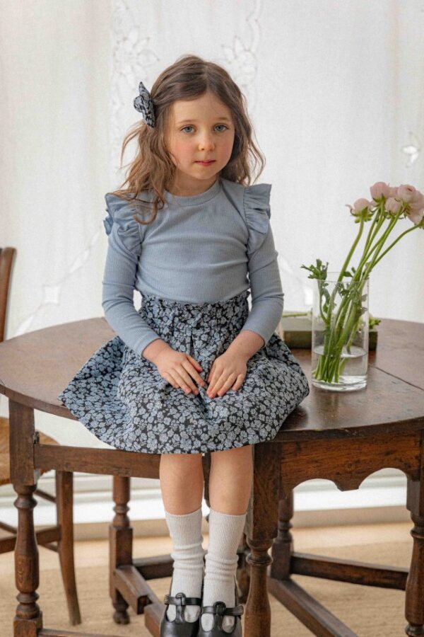 853621BA-4F23-4468-B394-4ECC7C1C2E12 〖預購〗碎花呢喃裙