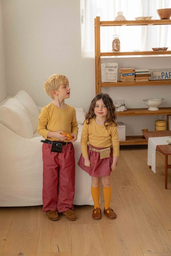 B345399F-4F77-47D1-987E-3A4E2B9D261A 〖預購〗柔線袖口上衣