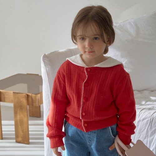 D055B4F2-C531-4BF1-9472-DE2BF1B6A4D9 〖預購〗莓果晨光針織外套