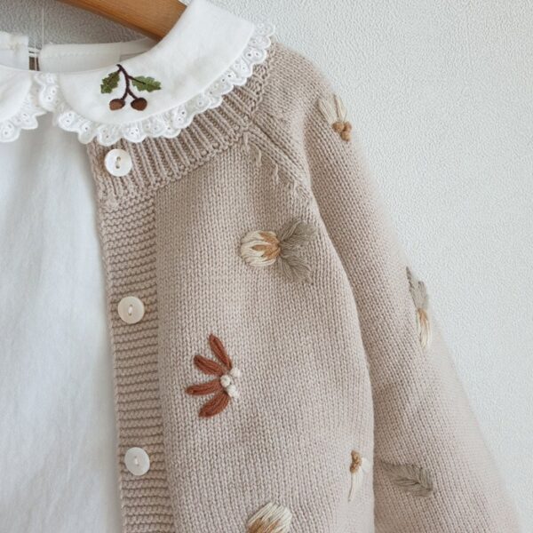 DC9513F5-F0AF-484E-B2A1-8250A476E361 ❄️ 茉莉立體刺繡開襟外套