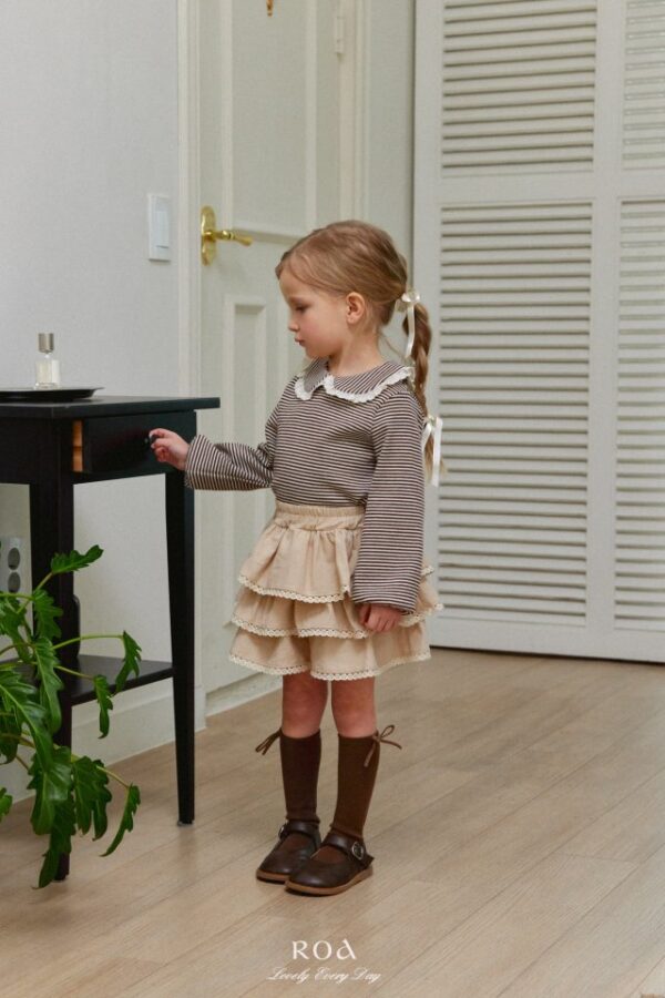 EF95F5CC-CBBE-4A46-B68A-6D89F8B4C9E5 〖預購〗克洛伊層次裙褲