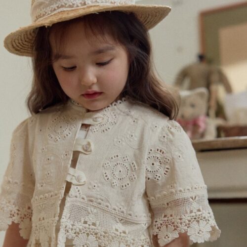 〖預購〗Cosette 棉質蕾絲外套