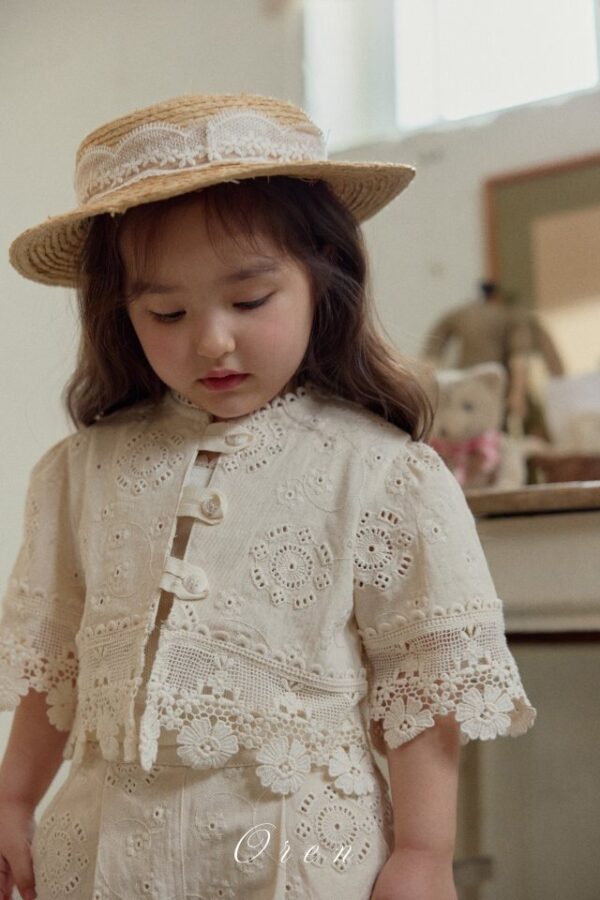 273BC730-9F5F-42F7-AFDB-1720EF5F3AC3 〖預購〗Cosette 棉質蕾絲外套