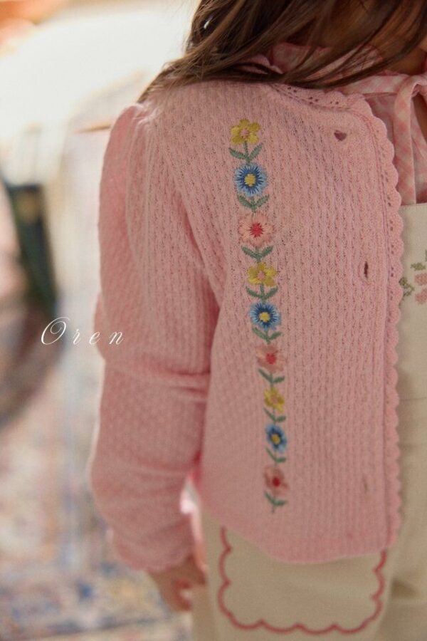 30D70581-98EE-4C42-8D57-30B941F852EC 〖預購〗Colette 花卉刺繡開襟外套