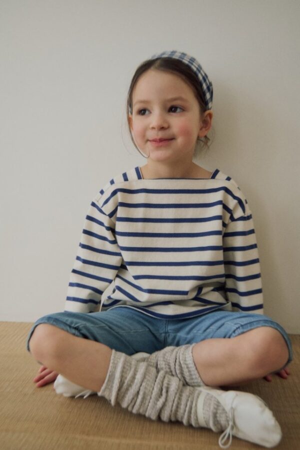 5084673F-8E53-4AD1-A10A-95D7FAC4B9B4 〖預購〗歲月水洗經典橫條紋上衣