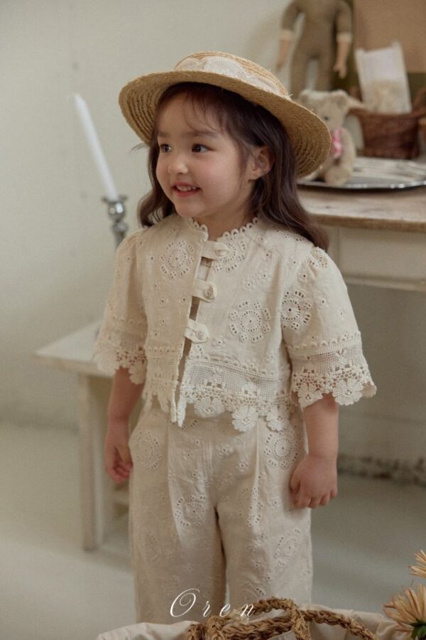 591FD55E-230F-47CA-BD76-DB93B9B5E6C4 〖預購〗Cosette 棉質蕾絲外套