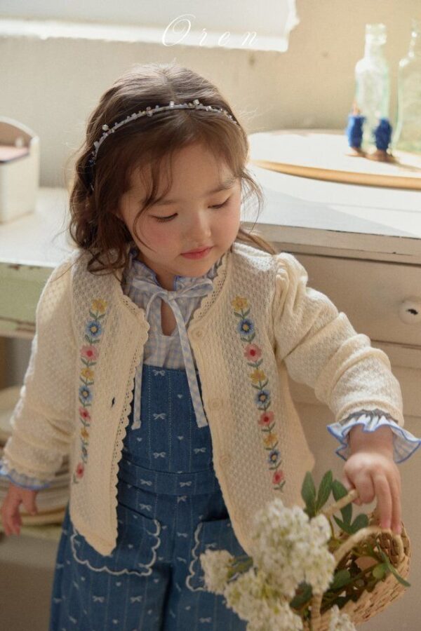 601A500D-752A-4EF2-89AA-C8F12FEAD23D 〖預購〗Colette 花卉刺繡開襟外套