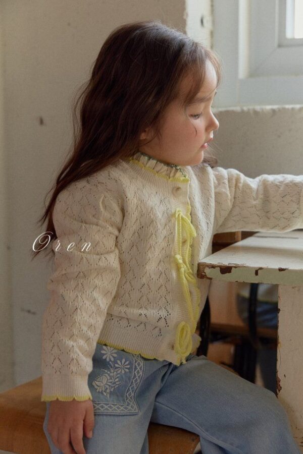 940465DD-F1F6-46DE-A7C4-A033EAF776E8 〖預購〗Amélie 扇形針織開襟衫