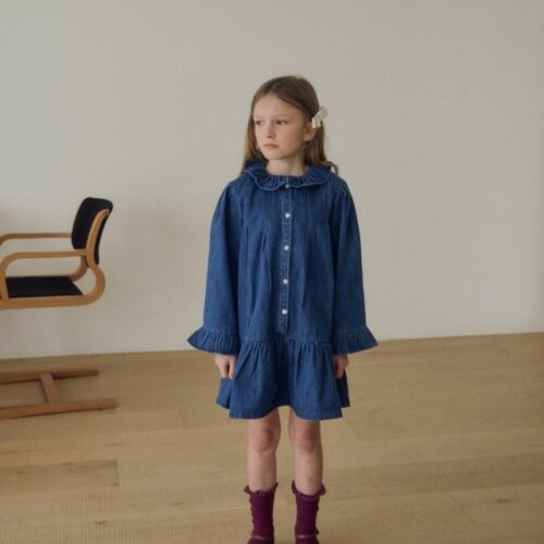 C3BEF147-B51A-4F22-A9A5-C22F5A4131FE 〖預購〗Lily 拾光質感水洗丹寧連身裙