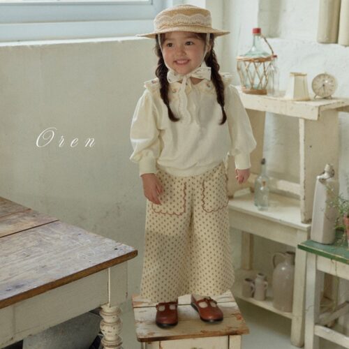 〖預購〗兒童鈴鐺刺繡褲