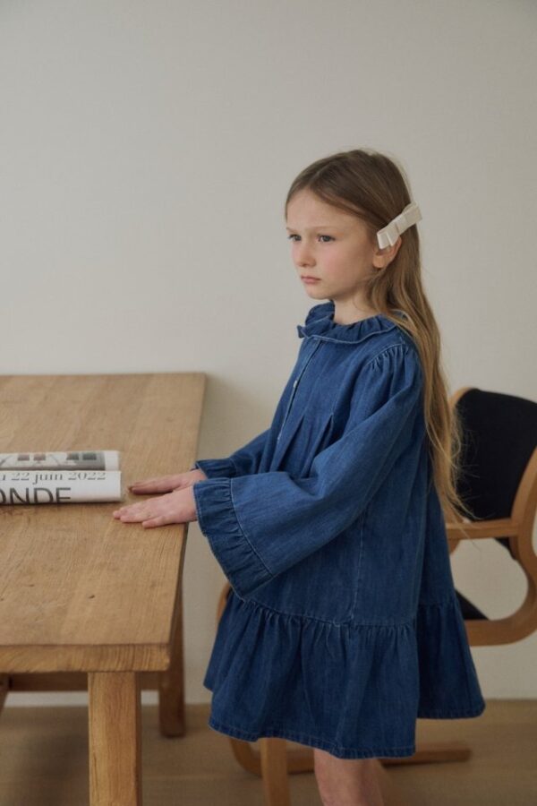 D496E72E-AC0A-4162-8F91-0FD508E40EF8 〖預購〗Lily 拾光質感水洗丹寧連身裙